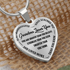 Grandma Loves You Forever Heart Necklace

From Grandma With Love Heart Necklace

Grandma’s Love Keepsake Heart Necklace

To My Grandchild Grandma Loves You Necklace

Grandma’s Forever Love Heart Necklace

Loved by Grandma Sentimental Necklace

Grandma’s Heart Full of Love Necklace

Always Loved by Grandma Heart Necklace

Grandma’s Special Love Keepsake Necklace

Grandma Loves You Forever Gift Necklace