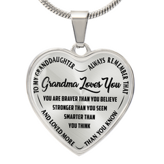 Grandma Loves You Forever Heart Necklace

From Grandma With Love Heart Necklace

Grandma’s Love Keepsake Heart Necklace

To My Grandchild Grandma Loves You Necklace

Grandma’s Forever Love Heart Necklace

Loved by Grandma Sentimental Necklace

Grandma’s Heart Full of Love Necklace

Always Loved by Grandma Heart Necklace

Grandma’s Special Love Keepsake Necklace

Grandma Loves You Forever Gift Necklace