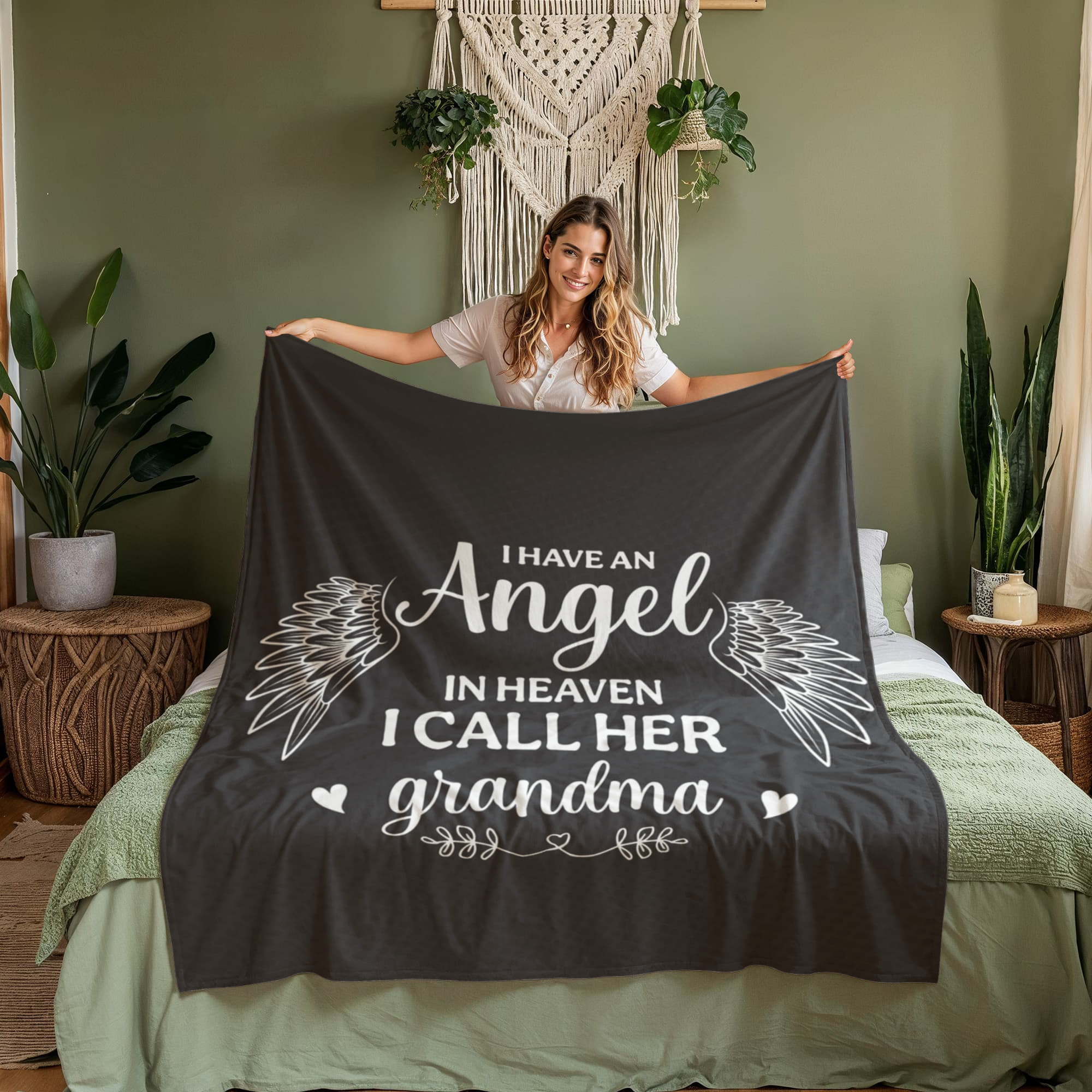 I Have an Angel in Heaven Grandma Blanket

Grandma My Angel in Heaven Coral Fleece Blanket

In Loving Memory of Grandma Fleece Blanket

Grandma Forever in My Heart Memorial Blanket

My Angel Grandma in Heaven Cozy Blanket

Remembering Grandma Memorial Fleece Blanket

Grandma Watching Over Me Memorial Blanket

Forever Loved Grandma Remembrance Blanket

Grandma Angel in Heaven Keepsake Blanket

To My Angel Grandma Memorial Coral Blanket