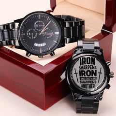 Iron Sharpens Iron Inspirational Men's Watch

Strength & Brotherhood Men's Watch

Iron Sharpens Iron Faith Watch

Men's Inspirational Strength Wristwatch

Brotherhood & Faith Men's Watch

Strong Men Inspire Men Watch

Iron Sharpens Iron Christian Watch

Men's Motivation & Strength Watch

Faith and Fellowship Men's Wristwatch

Inspirational Men's Iron Sharpens Iron Watch