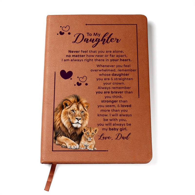 To My Daughter Your Crown Leather Journal

My Daughter Wear Your Crown Leather Journal

To My Beloved Daughter Crown Journal

Daughter Know Your Worth Leather Journal

To My Daughter You Are a Queen Journal

My Daughter Strength & Crown Leather Journal

To My Amazing Daughter Inspirational Journal

Daughter You Are Worthy Leather Journal

To My Daughter Love & Encouragement Journal

My Daughter Crown of Strength Leather Journal