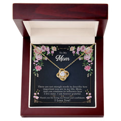 Forever Grateful Forever Love Knot Necklace

To My Love Forever Grateful Necklace

Forever Thankful Love Knot Necklace

Grateful For You Sentimental Necklace

My Forever Love and Gratitude Necklace

Forever Grateful For Your Love Necklace

Always Grateful Love Knot Necklace

You Mean Everything To Me Love Necklace

Forever Thankful For You Keepsake Necklace

With All My Love Forever Grateful Necklace