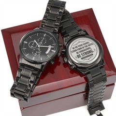 Be on Your Guard Inspirational Men's Watch

Stay Alert Men's Wristwatch

Be Vigilant Inspirational Men's Watch

Stay Strong Men's Message Watch

Men's Inspirational Guard Watch

Stay Watchful Men's Wristwatch

Purpose & Strength Men's Watch

Motivational Message Men's Watch

Be Prepared Men's Inspirational Watch

Men's Faith & Inspiration Wristwatch