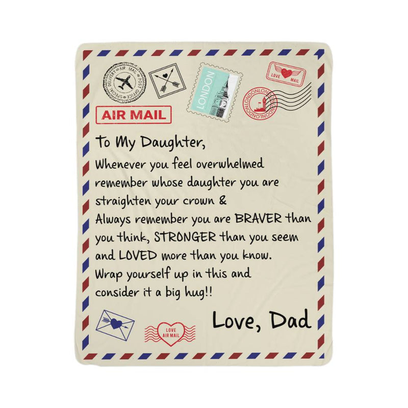 To My Daughter Braver From Dad Sherpa Blanket

From Dad To My Daughter Be Braver Blanket

To My Daughter Always Be Braver Fleece Blanket

Dad's Love To My Daughter Sherpa Blanket

To My Daughter Strength & Courage Blanket

From Dad With Love Daughter Fleece Blanket

To My Amazing Daughter Inspirational Sherpa Blanket

Daughter Be Strong Be Brave From Dad Blanket

To My Daughter Forever Loved Sherpa Blanket

Dad to Daughter Braver & Stronger Fleece Blanket